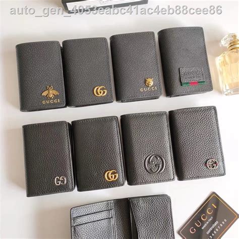 black gucci coin pouch|authentic Gucci wallet.